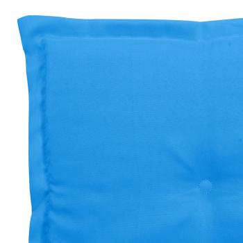 Gartenstuhl-Kissen 4 Stk. Blau 40x40x3 cm Oxford-Gewebe
