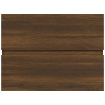Waschbeckenunterschrank Eichen-Optik 60x38,5x45cm Holzwerkstoff