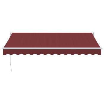 Markise Manuell Weinrot 350x250 cm