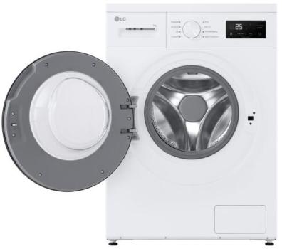 LG F4WB2095 9kg Frontlader Waschmaschine, 60 cm breit, 1400 U/Min, AquaStop, Kindersicherung, Waschmitteldosierung, Nachlegefunktion, weiß