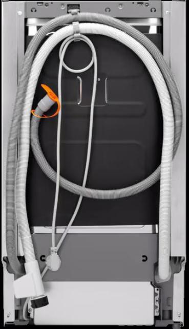 AEG FSE73427P Vollintegrierter Geschirrspüler, 45 cm breit, 9 Maßgedecke, Aqua Control, BeamOnFloor, 7 Spülprogramme, 3 Temperaturen