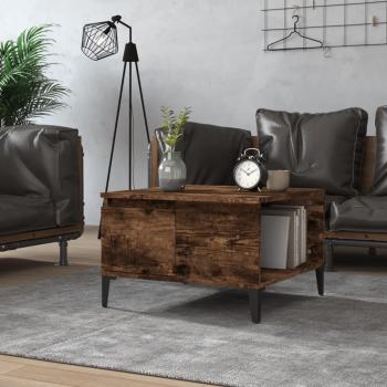 ARDEBO.de - Couchtisch Räuchereiche 55x55x36,5 cm Holzwerkstoff