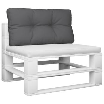 Palettenkissen Anthrazit 80x40x12 cm Stoff