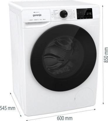 Gorenje WPNEI94DA1TS 9kg Frontlader Waschmaschine, 60 cm breit, 1400 U/Min, AquaStop, WLAN, 15 Programme, Kindersicherung, weiß