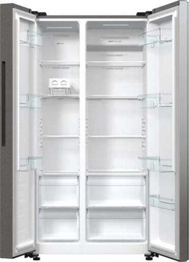 Gorenje NRR9185DAXL Stand Kühl-Gefrierkombination, 91,5 cm breit, 550 L, NoFrost Plus, Twist ice maker, SensoTech, ConvertActive, Edelstahl