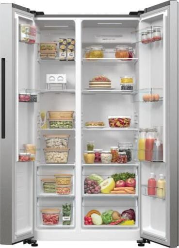 Gorenje NRR9185DAXL Stand Kühl-Gefrierkombination, 91,5 cm breit, 550 L, NoFrost Plus, Twist ice maker, SensoTech, ConvertActive, Edelstahl