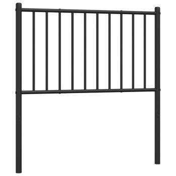 Kopfteil Metall Schwarz 100 cm