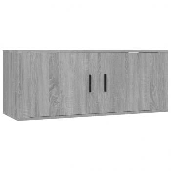 6-tlg. TV-Schrank-Set Grau Sonoma Holzwerkstoff