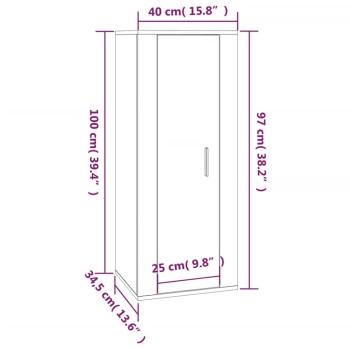 ARDEBO.de - 5-tlg. TV-Schrank-Set Weiß Holzwerkstoff