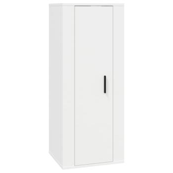 ARDEBO.de - 8-tlg. TV-Schrank-Set Weiß Holzwerkstoff