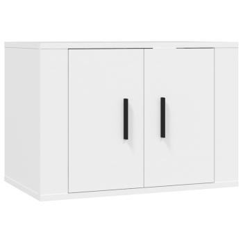 2-tlg. TV-Schrank-Set Weiß Holzwerkstoff