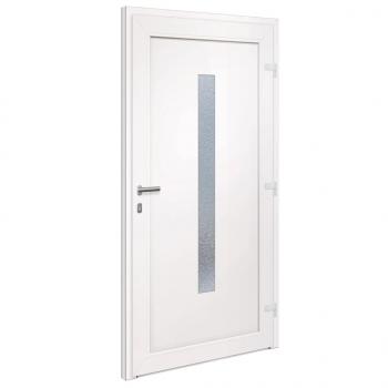 Haustür Weiß 98x200 cm PVC