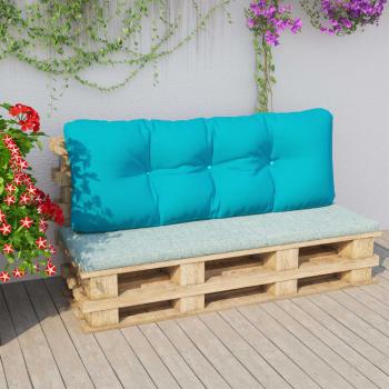 ARDEBO.de - Palettenkissen Türkis 120x40x12 cm Stoff
