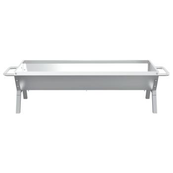 Grill Silbern 118x42x30,5 cm Edelstahl