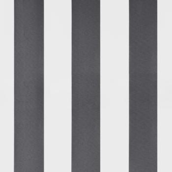 Markise Einziehbar Anthrazit und Weiß 3x2,5 m Stoff & Aluminium
