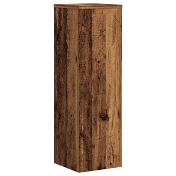 Pflanzenständer 2 Stk. Altholz-Optik 25x25x80 cm Holzwerkstoff