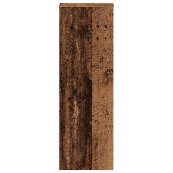 Pflanzenständer 2 Stk. Altholz-Optik 33x33x100 cm Holzwerkstoff