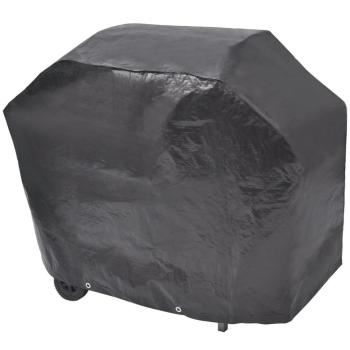 Gasgrill 4+1 Flammen Schwarz und Silbern