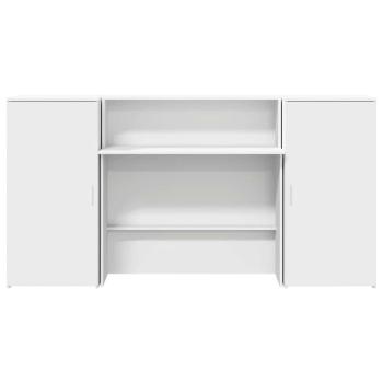 Empfangstheke Weiß 200x50x103,5 cm Holzwerkstoff