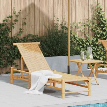ARDEBO.de - Sonnenliege 55x199x30 cm Bambus