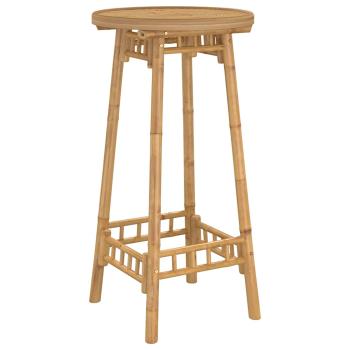 3-tlg. Outdoor-Bar-Set Klappbar Bambus