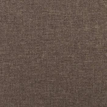 Fußhocker Taupe 45x29,5x35 cm Stoff