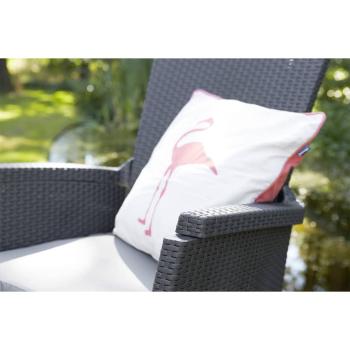 Keter Gartensessel Vermont 2 Stk. Verstellbar Graphitgrau