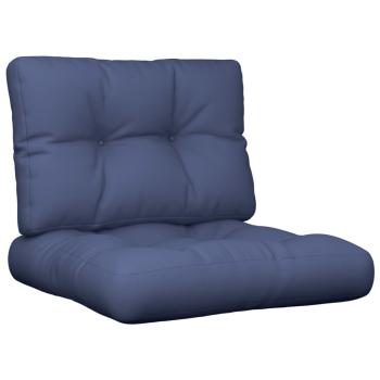 Palettenkissen 2 Stk. Marineblau Stoff