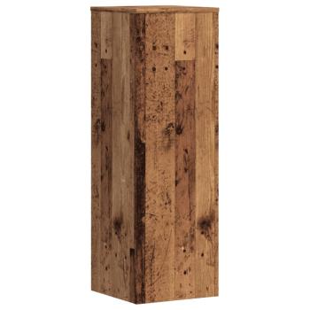 Pflanzenständer Altholz-Optik 33x33x100 cm Holzwerkstoff
