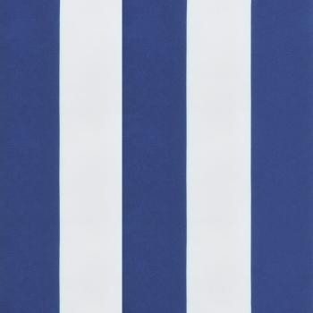 Palettenkissen Blau Weiß Gestreift 80x40x12 cm Stoff
