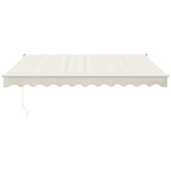 Elektrische Markise mit Kurbel Creme 3,5x2,5 m