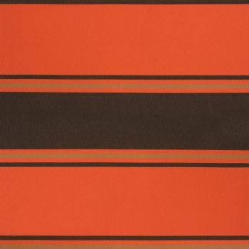 Elektrische Markise mit Kurbel Orange und Braun 3x2,5 m
