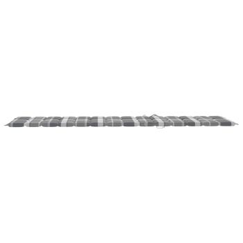Sonnenliegen 2 Stk. mit Tisch und Auflagen Massivholz Akazie