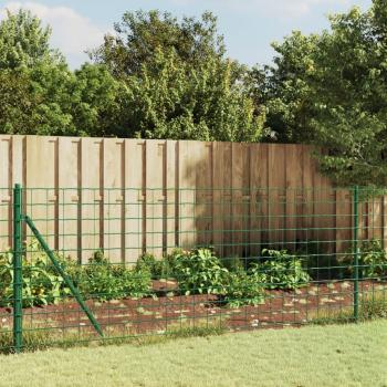 ARDEBO.de - Maschendrahtzaun mit Bodenhülsen Grün 1x10 m