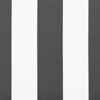 ARDEBO.de - Markise Einziehbar Anthrazit und Weiß 4,5x3 m Stoff & Aluminium