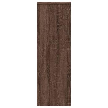 Pflanzenständer Eichen-Optik 33x33x100 cm Holzwerkstoff