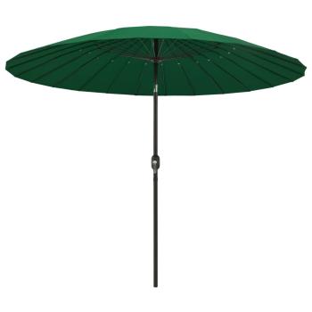 Sonnenschirm mit Aluminium-Mast 270 cm Grün