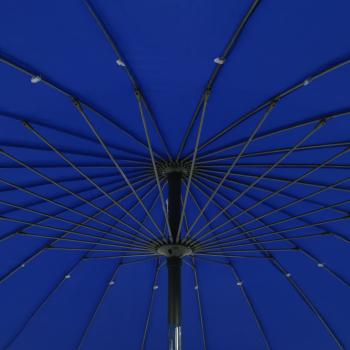 Sonnenschirm mit Aluminium-Mast 270 cm Azurblau