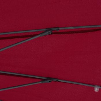 Sonnenschirm mit Aluminium-Mast 270 cm Bordeauxrot