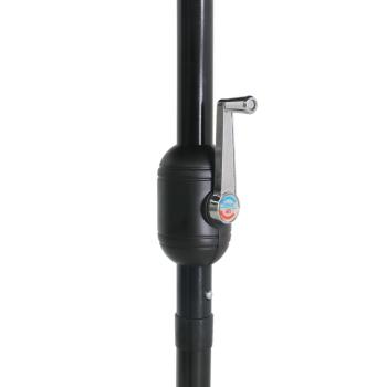 Sonnenschirm mit Metall-Mast 300 cm Bordeauxrot