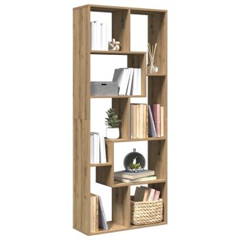 ARDEBO.de - Raumteiler-Bücherregal Artisan-Eiche 67x25x161,5 cm