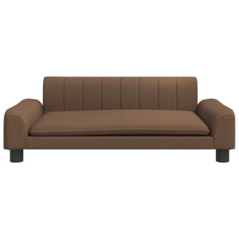 Hundebett Braun 90x53x30 cm Stoff
