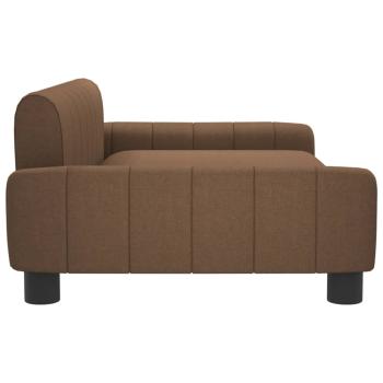 Hundebett Braun 90x53x30 cm Stoff