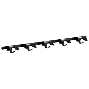Trensenhalter für 5 Trensen mit 5 Haken Schwarz Eisen