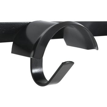 Trensenhalter für 5 Trensen mit 5 Haken Schwarz Eisen