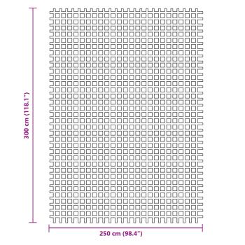 Zeltteppich Grün 3x2,5 m