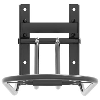 Sattelhalter Klappbar Wandmontage Schwarz Eisen