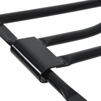 Sattelhalter Klappbar Wandmontage Schwarz Eisen