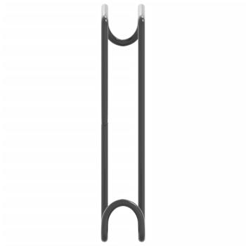 Trensenhalter 3 Stk. Schwarz Stahl