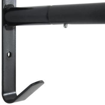 Satteldeckenhalter Schwarz Eisen